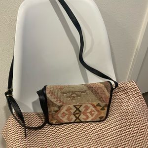 Genuine leather crossbody purse!